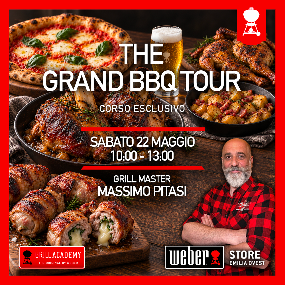 The Grand BBQ Tour // Corso Starting // Exclusive Experience con Massimo Pitasi